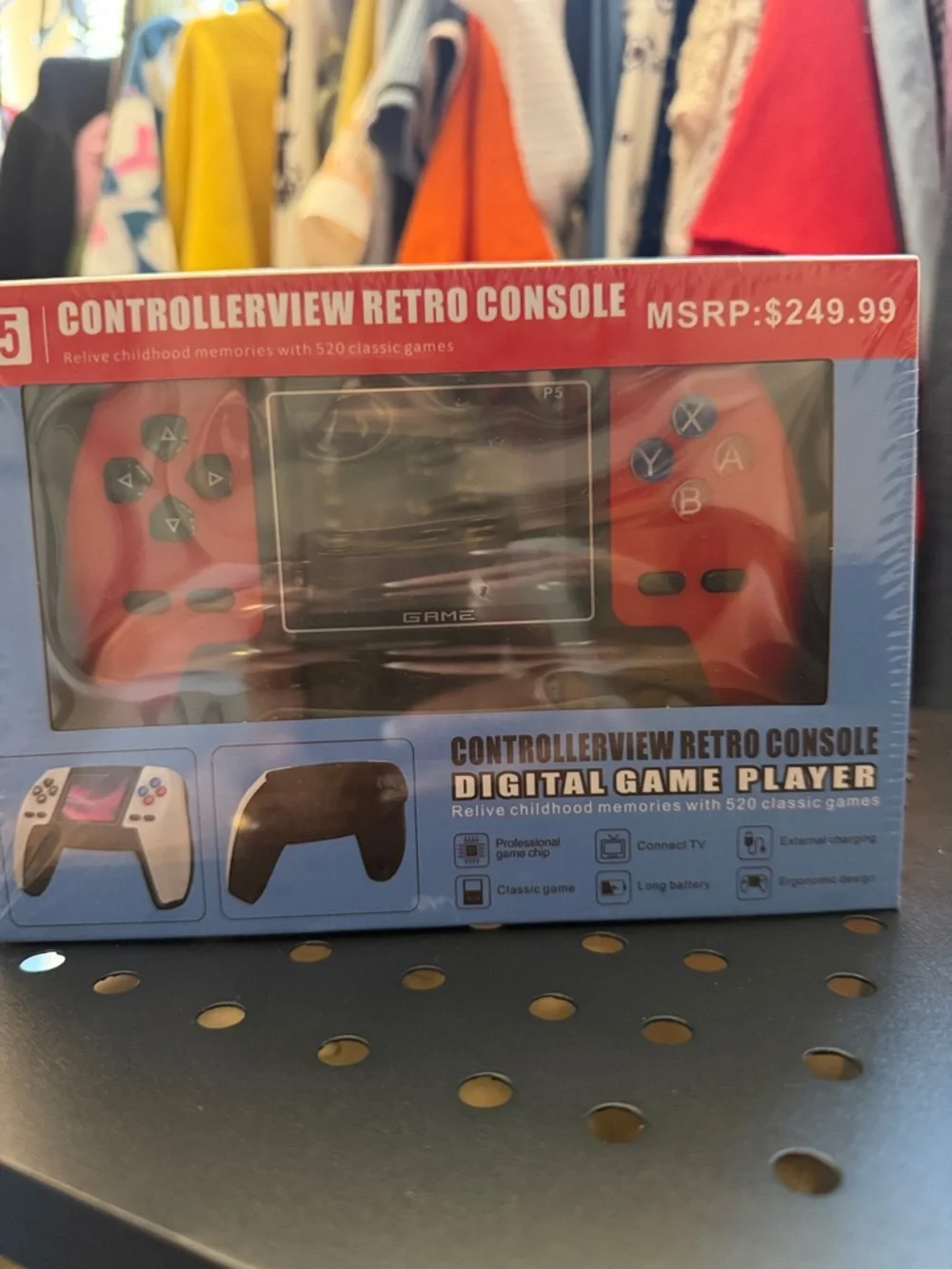 Retro Handheld Gaming Console - Red